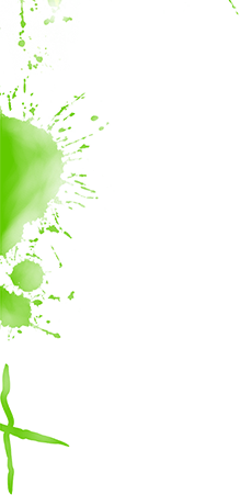 Grøn maling splat